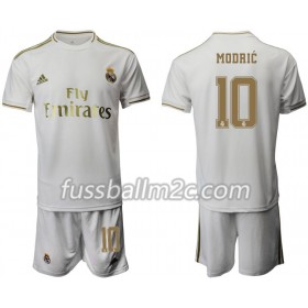 Fußballtrikots Real Madrid Luka Modrić 10 Kinder Heim Trikotsatz 2019-2020